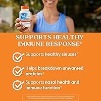 Vista 6 de Doctors Best Serrapeptasa de alta potencia, apoya la salud sinusal 120,000 SPU, sin OMG, veganas 90 cápsulas vegetarianas