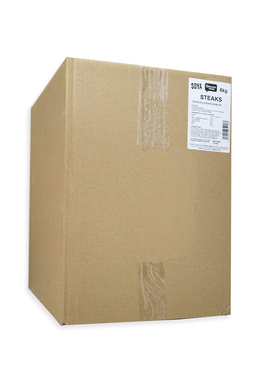 Vantastic Foods Soja Steaks Schnitzel Vorratskarton 6kg