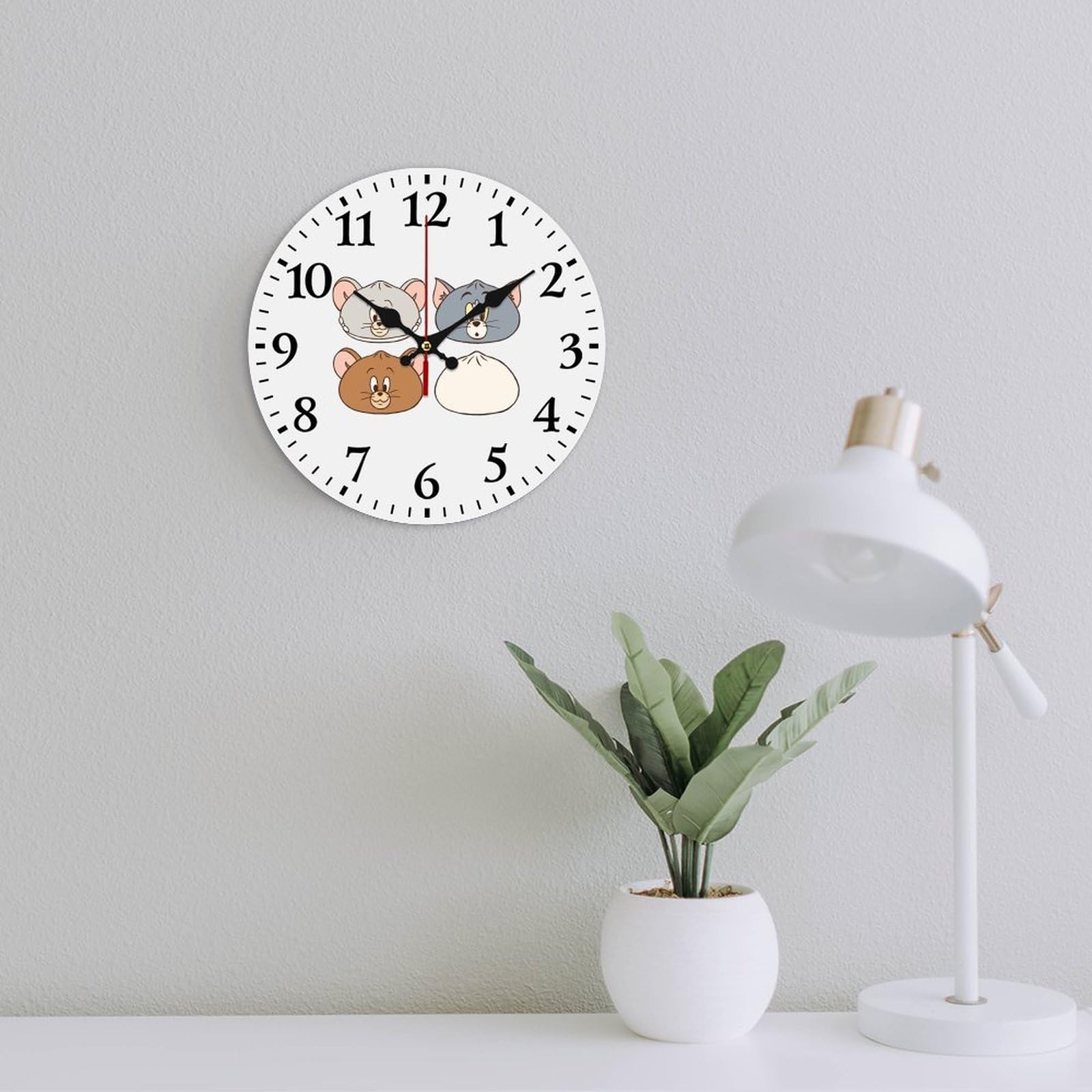 リリー　インテリア掛時計 Amazon.co.jp: 掛け時計 トムとジェリー 壁掛け時計 時計 壁掛け かけ