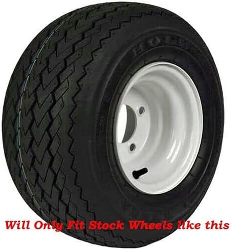 Miniatura 6 de Cubiertas cromadas para ruedas de carrito de golf, tapas de cubo de 8 pulgadas, compatibles con ruedas EZGO Club Car Yamaha Stock