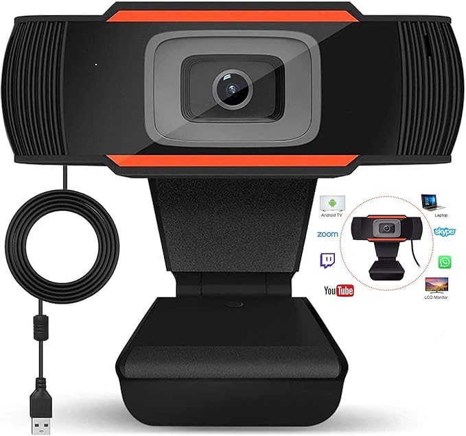 Virtuem FHD 1920x1080P Full HD 1080P USB Camera Plug and Play