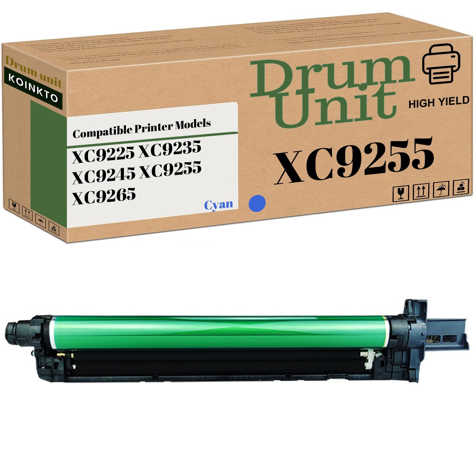 Unità tamburo di ricambio compatibile 76C0PK0 76C0PV0 per unità fotoconduttore Lexmark XC9255 per stampante XC9225 XC9235 XC9245 XC9265 (confezione da 1 ciano)