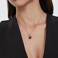 Vista 50 de Natural Jade Necklace for Women Sterling Silver Adjustable Handmade Green Jade Pendant Necklaces Healing Crystal Necklace Good Luck Gift for Her