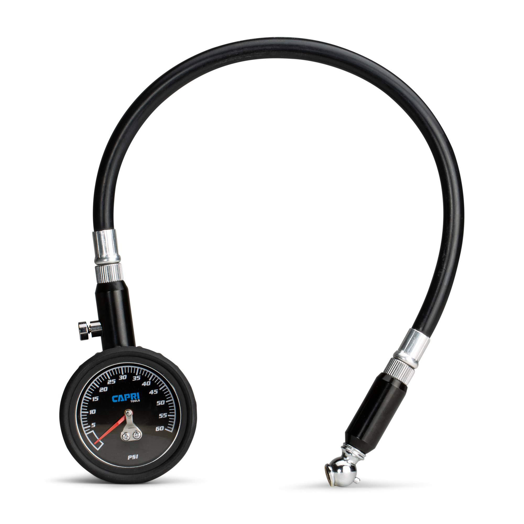 Capri ToolsRacing Series 0 PSI-60 PSI Tire Gauge with Pro Accuracy (CP21220)