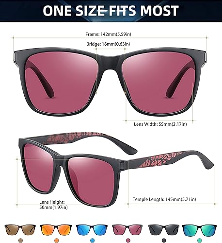 Miniatura 3 de Gafas de sol polarizadas para mujer, protección UV400, para conducir, correr, béisbol, pesca, golf, deportes al aire libre, lentes de sol para