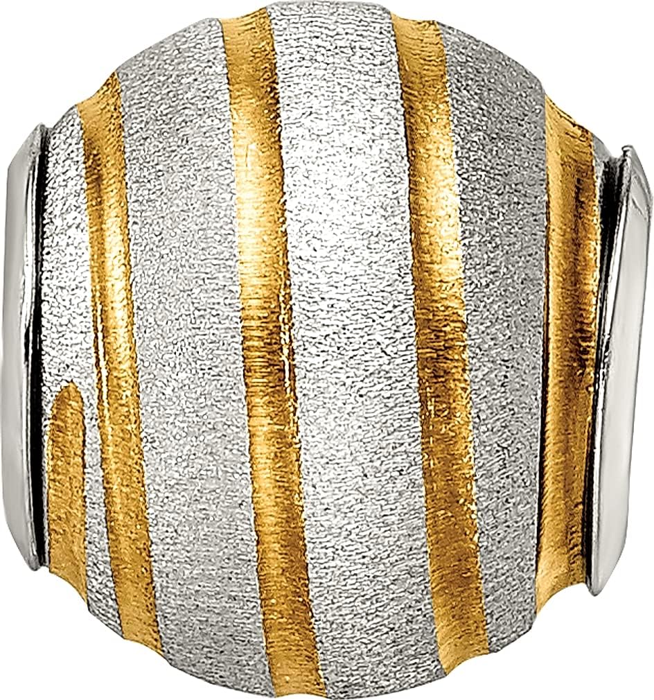 925 Sterling Silver Charm For Bracelet Gold Plated Bead Fine Jewelry For Women Gifts For Her