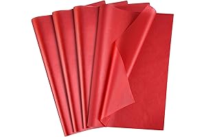 Red Christmas Tissue Paper - Tissue Paper 80 Sheets Wrapping Tissue Paper Bulk