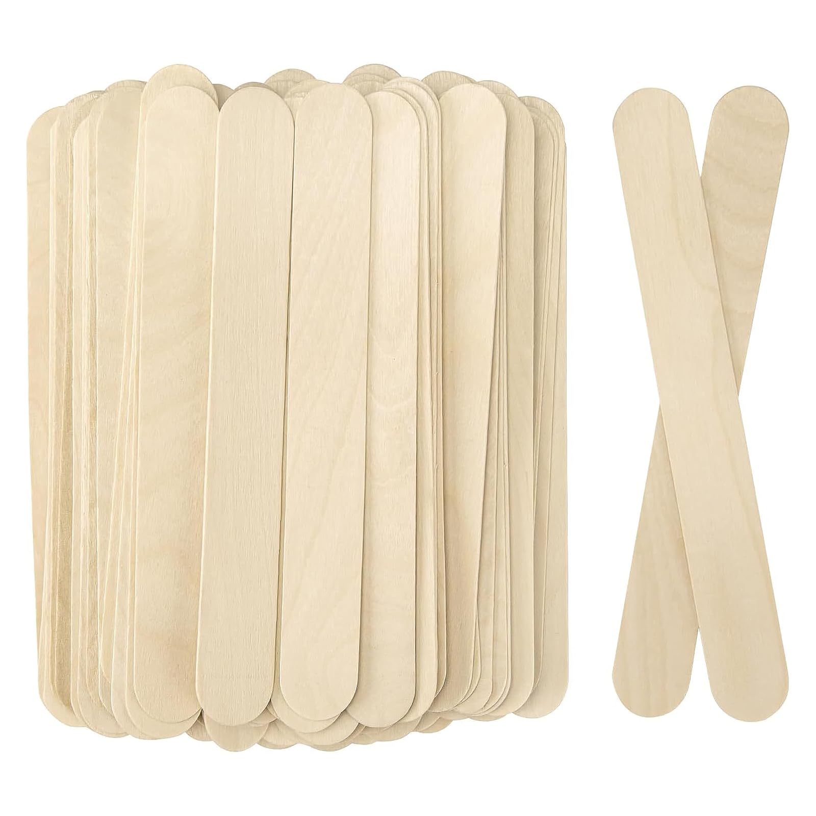 Darice Bastoncini In Legno Jumbo Colorati – 15,5 Cm – Per Lavoretti E Attività Creative Per Bambini - 5
