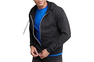 Hanes Mens 3X Ecosmart Fleece Full-Zip Hoodie