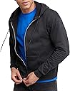 Hanes mens Zip-up Hoodie, Ecosmart Fleece Full-zip Hoodie for Men, Hooded Sweatshirt