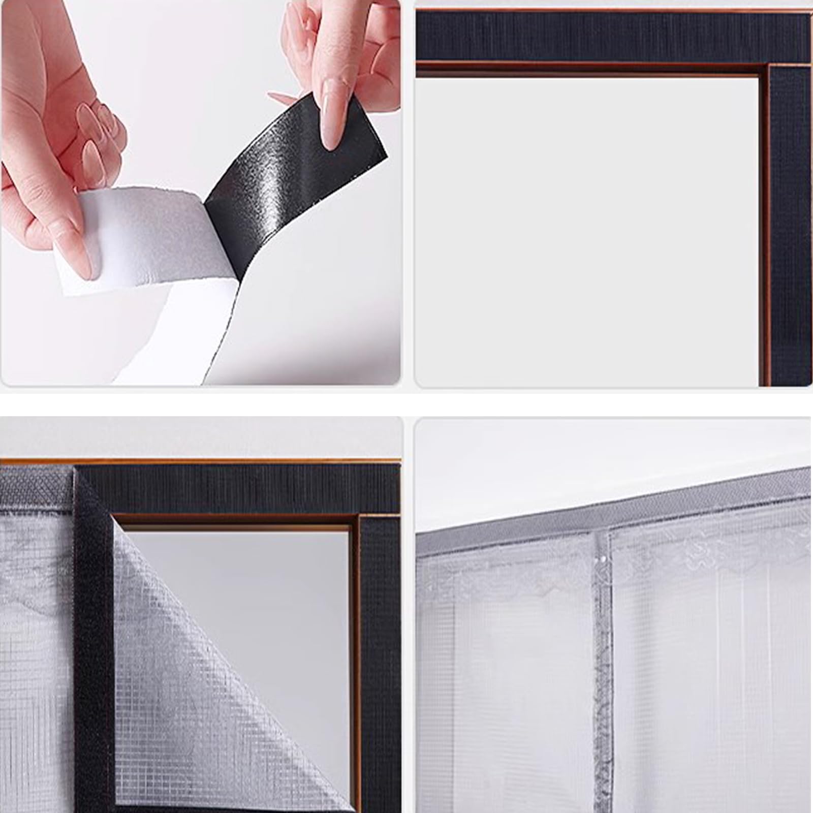 Cortina Magnética de Aislamiento Térmico para Puertas,Transparente EVA Cortina de Puerta Térmica,protección Contra El Frío Cocina Puerta de Protección per Exterior,ancho X Alto (200cm x 220cm)