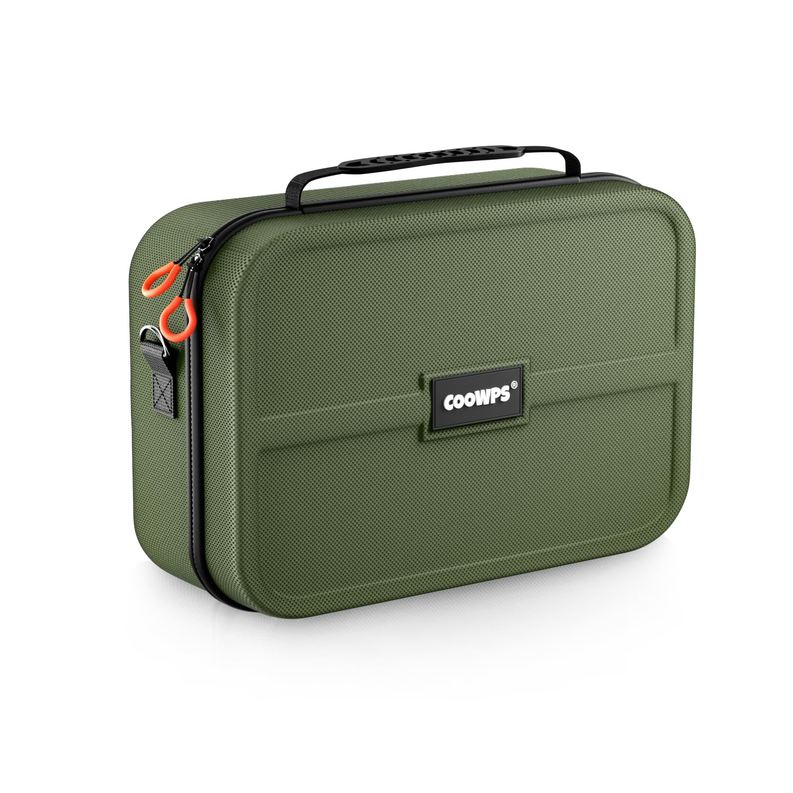 ZOZOVR Switch 2 Étui pour Nintendo Switch 2 (2025), Étui Rigide de Protection Totale, Capacité de 20 Cartes de Jeu, Housse de Transport Antipoussière pour Accessoires Switch 2, Vert foncé