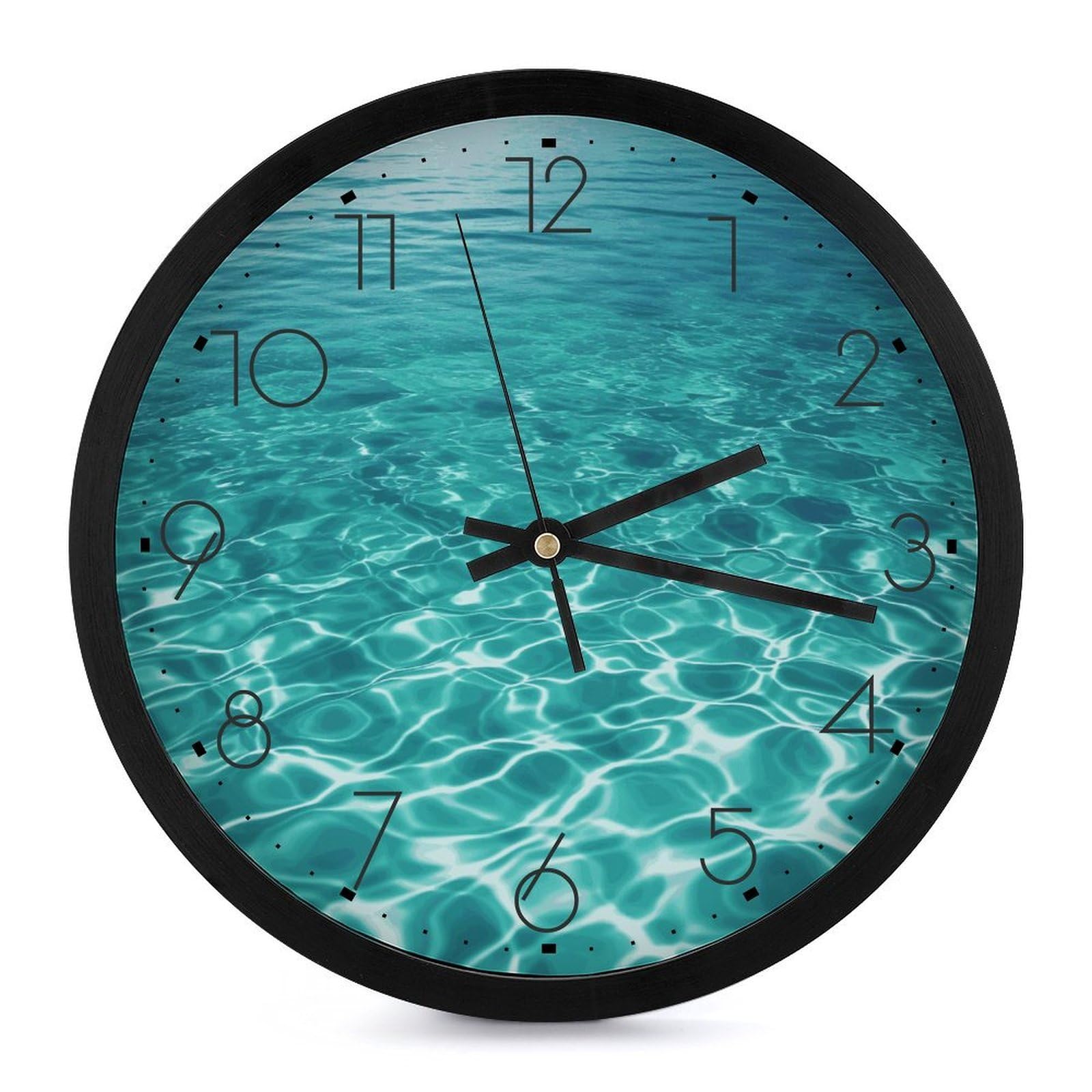 Horloge murale silencieuse sans tic-tac à quartz pour chambre