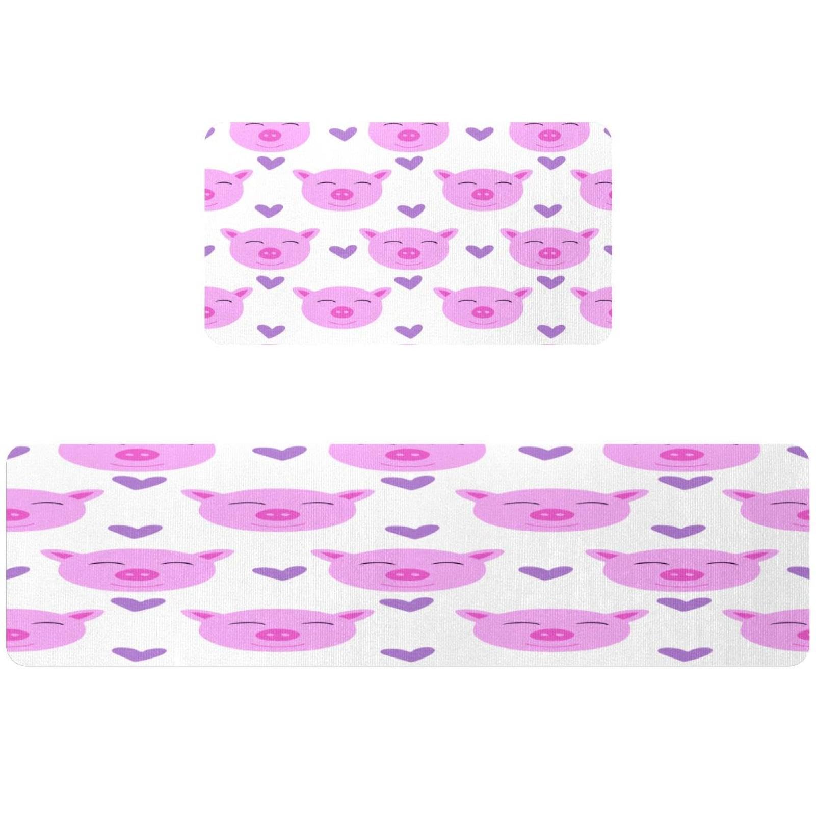 Alfombrilla de cocina absorbente y mullida de dos piezas VAPOKF
