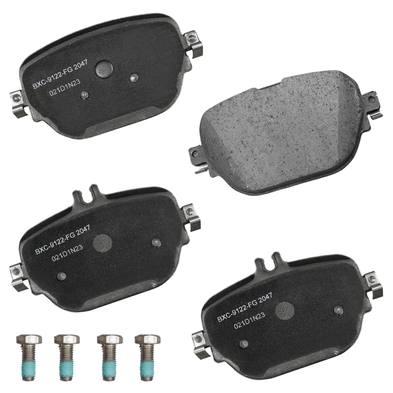 Bendix Premium SBC2047 Ceramic Rear Brake Pads for Select Models Mercedes-Benz AMG GT 43,AMG GT 53,CLS53 AMG,CLS450,E43 AMG,E53 AMG,E63 AMG,E63 AMG S,E400,E450,GLC63 AMG,GLC63 AMG S