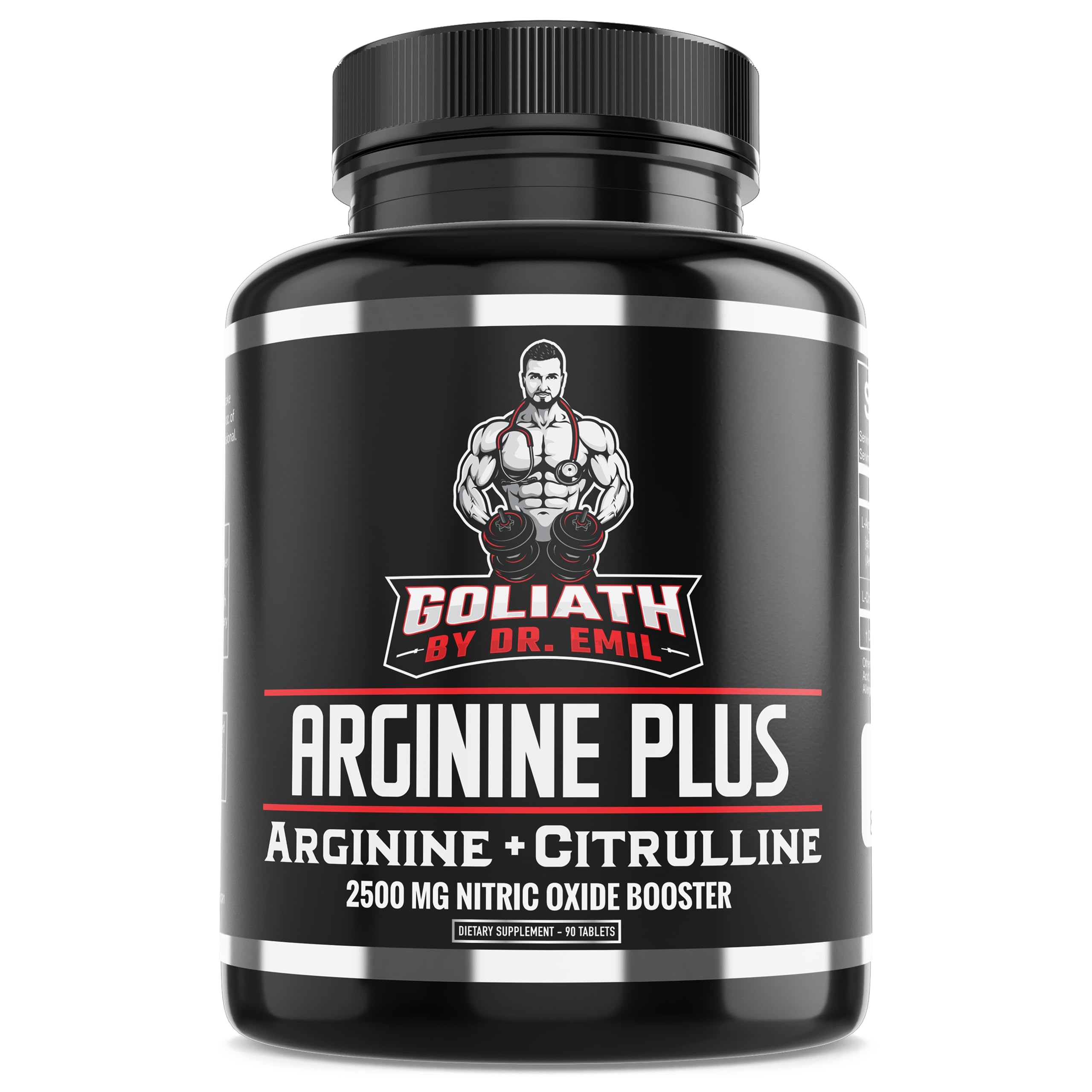 Dr. Emil Nitric Oxide Booster, L-Arginine & L-Citrulline, 90 Tablets — Amazon image 9