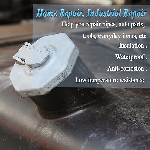 Miniatura 5 de Masilla epoxi, masilla epoxi de dos partes, utilizada para rellenar, unir y reparar metal, madera, plásticos duros, cerámica, vidrio, etc. Adecuado