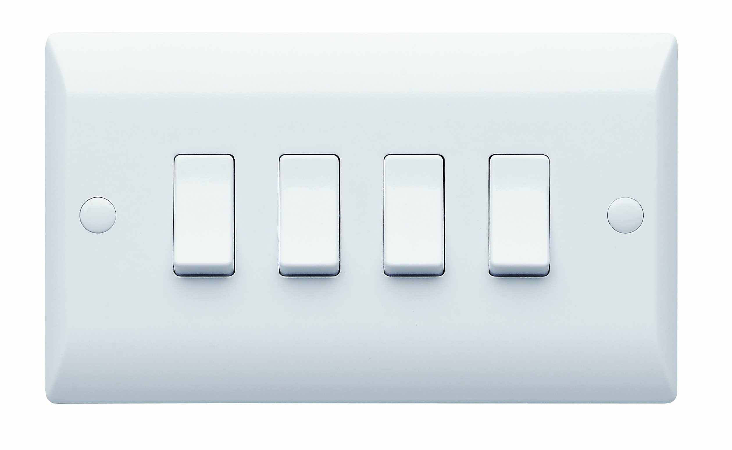 Superswitch Sw444 Gang Light Switch 10 Amp 2 Way from B&Q