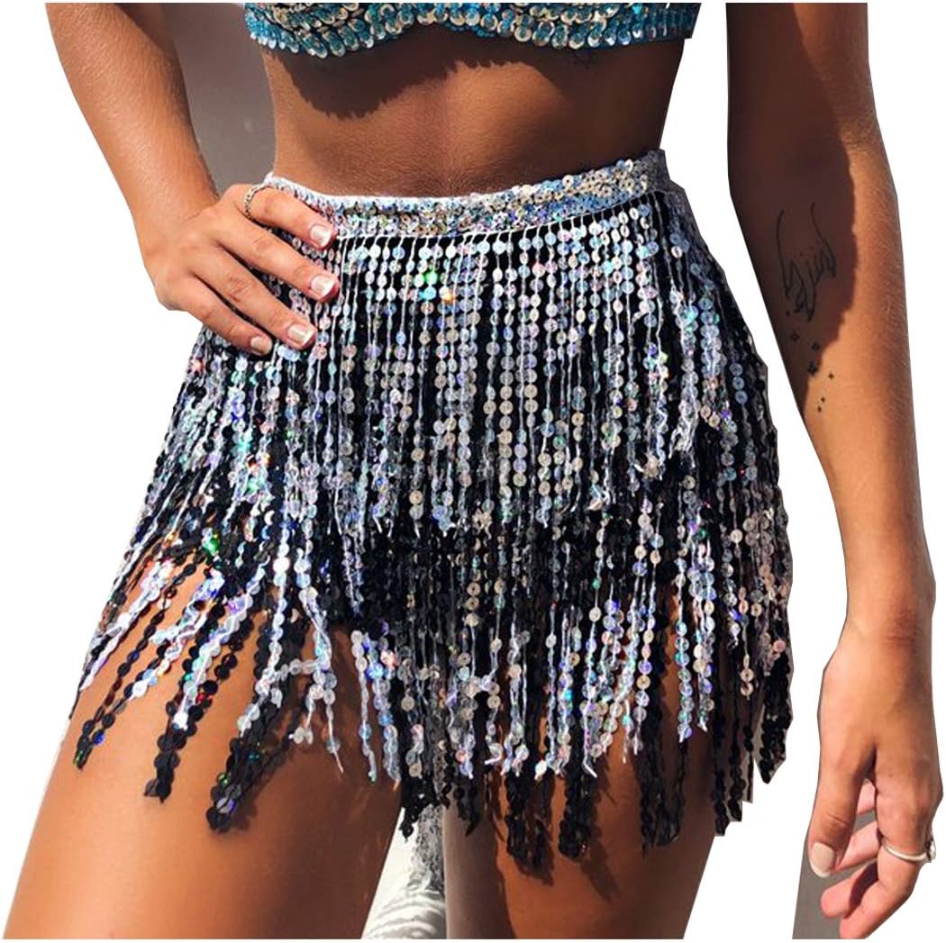 Art Deco Dancer Dance Skirt Dancing Belly Dance Bellydance Oriental Dance Middle Eastern Dance Hip Scarf