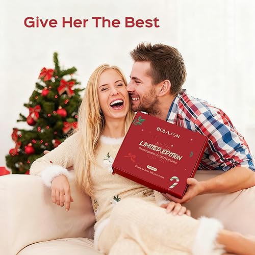 Miniatura 3 de BOLASEN Lámpara de uñas UV recargable inalámbrica, luz UV para uñas de gel con reflector metálico y base de metal, secadora de uñas LED inalámbrica