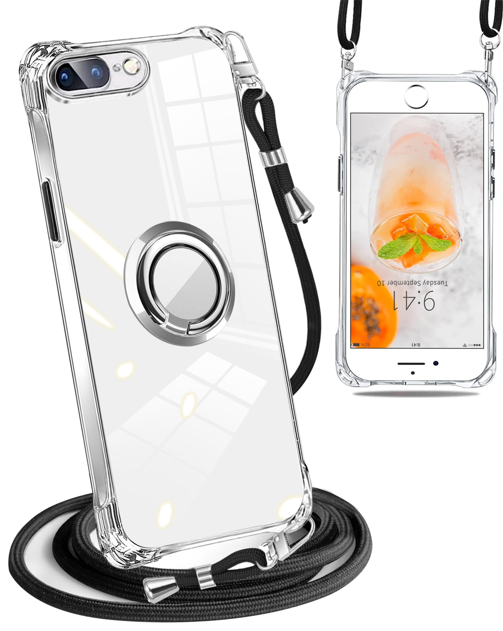 【 iPhone 7Plus /8Plusケース】ショルダー レザー ソフト 71bED4E+ssL.jpg_BO30,255,255,