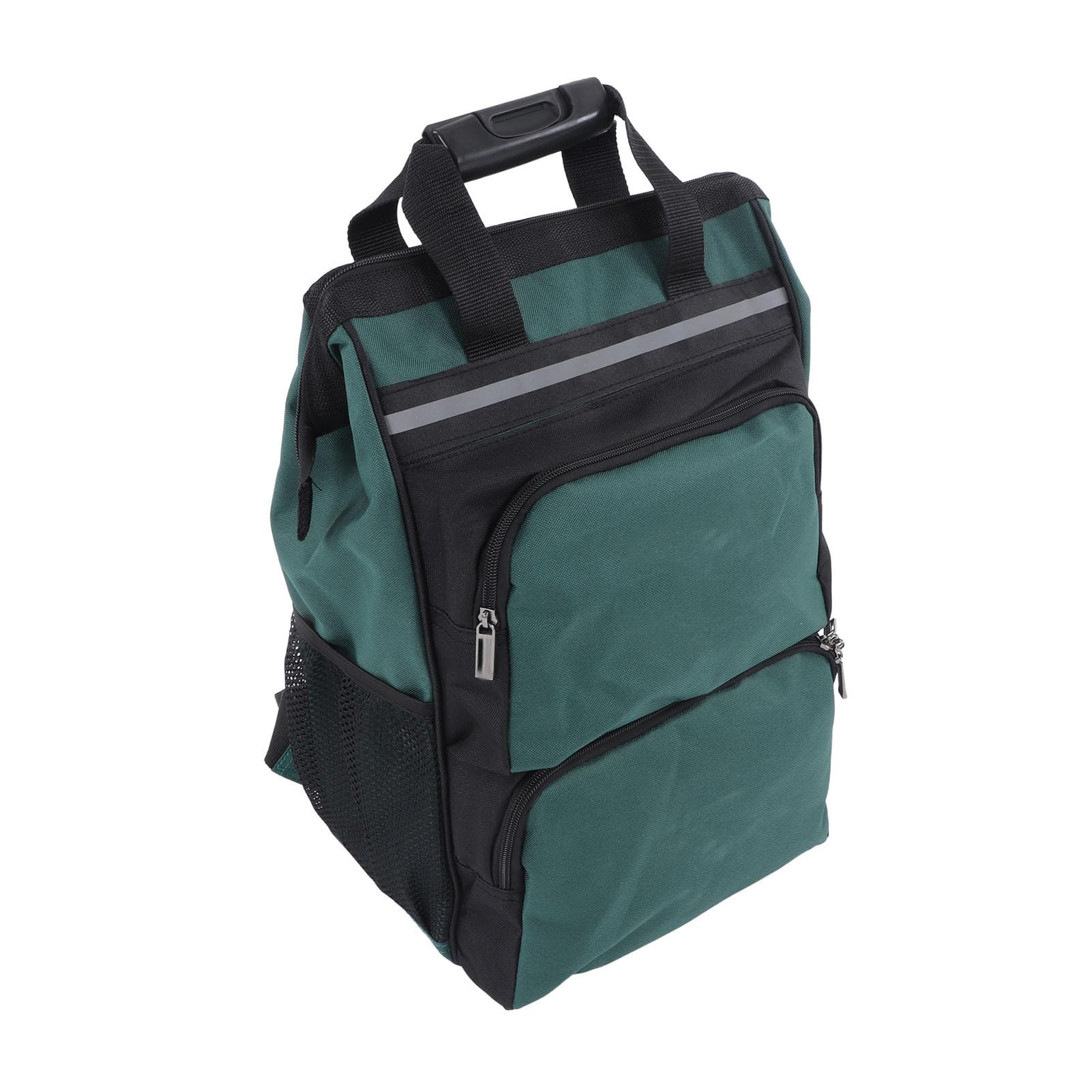 Mochila de herramienta profesional Mochila pesada gran capacidad múltiple bolsillo duradero tela oxford electricista carpintero fontanero (48 cm / 18.9 pulgadas de altura)