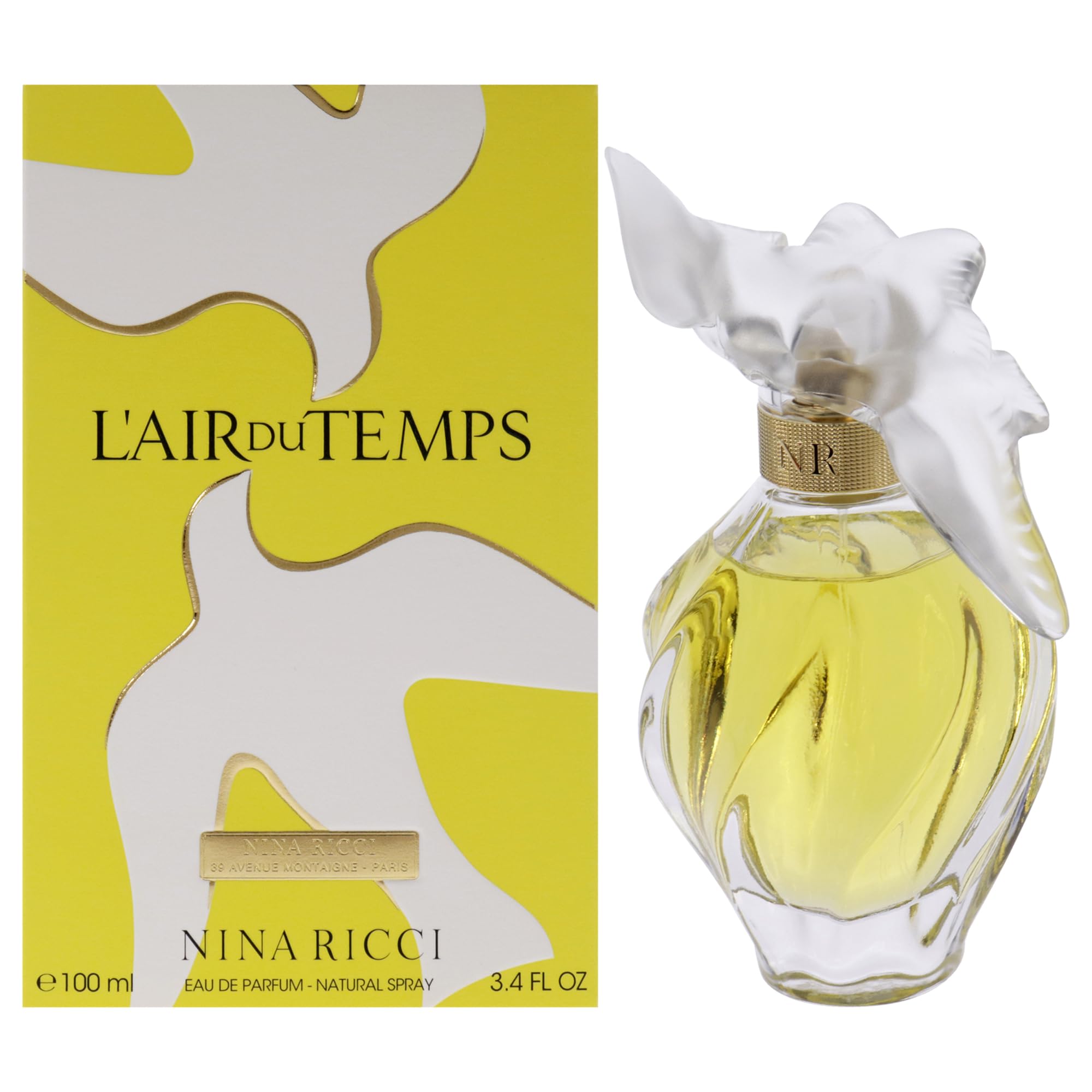 Amazon.com : Nina Ricci L'Air Du Temps Eau De Parfum Spray, 3.4