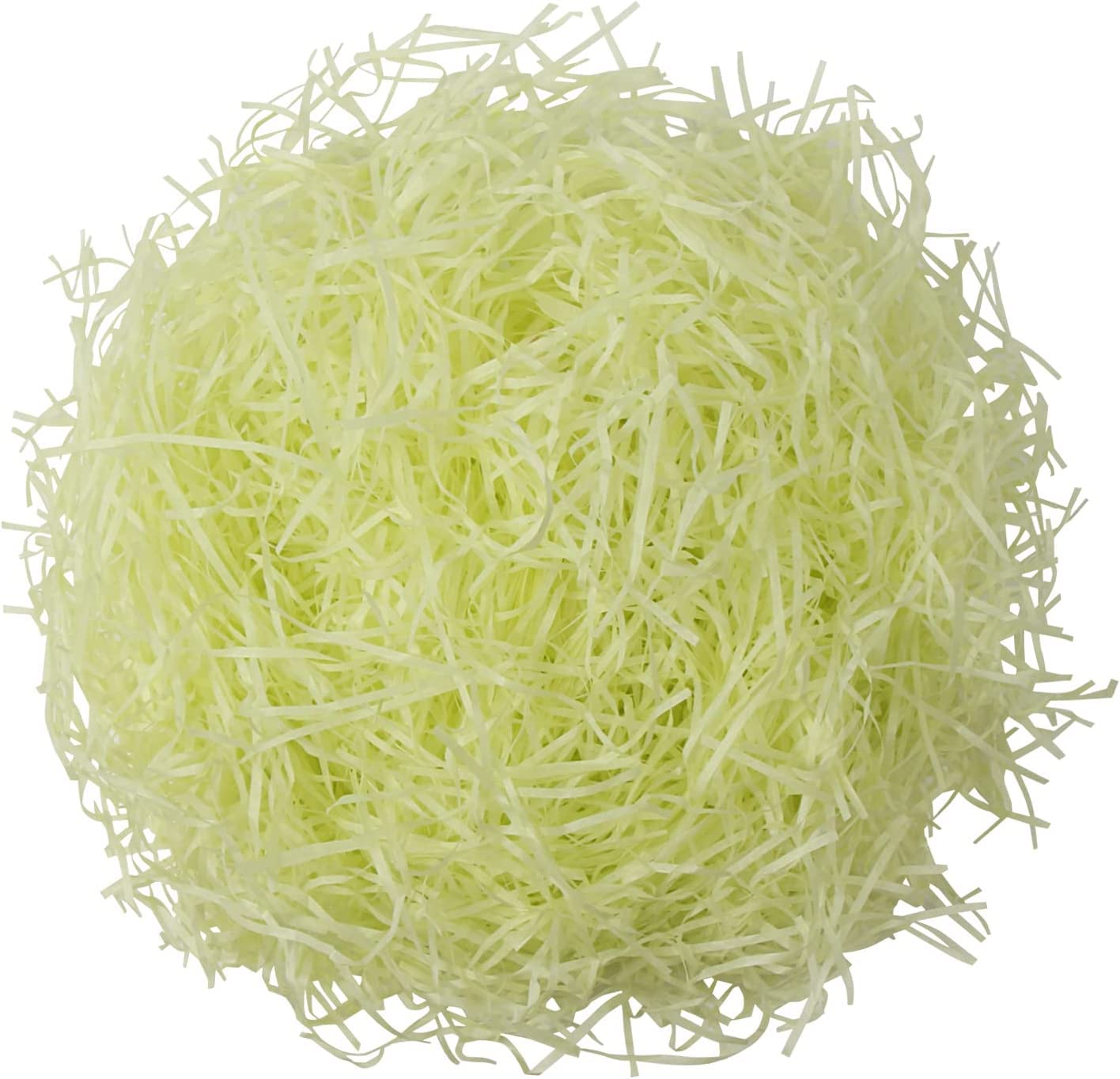 Lkqbbsz Bsket Pasquale Multicolore, Carta Increspata, 5 Colori, Erba Pasquale Riciclabile, Per Cesti Regalo Di Pasqua, Scatole Riempitive, Decorazioni Per Feste Di Pasqua (Verde)-image