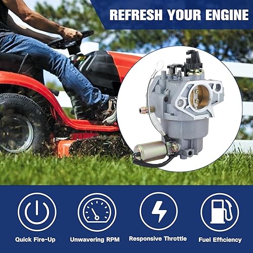 Miniatura 7 de Powtol 951-05149 Carburador para LT4200 Craftsman T1000 T1200 R1000 Cub C-adet CC30 CC760ES MTD 4P90F 4P90HUA 4P90HUB 4P90HUB 4P90HUC 4P90JUF 420CC