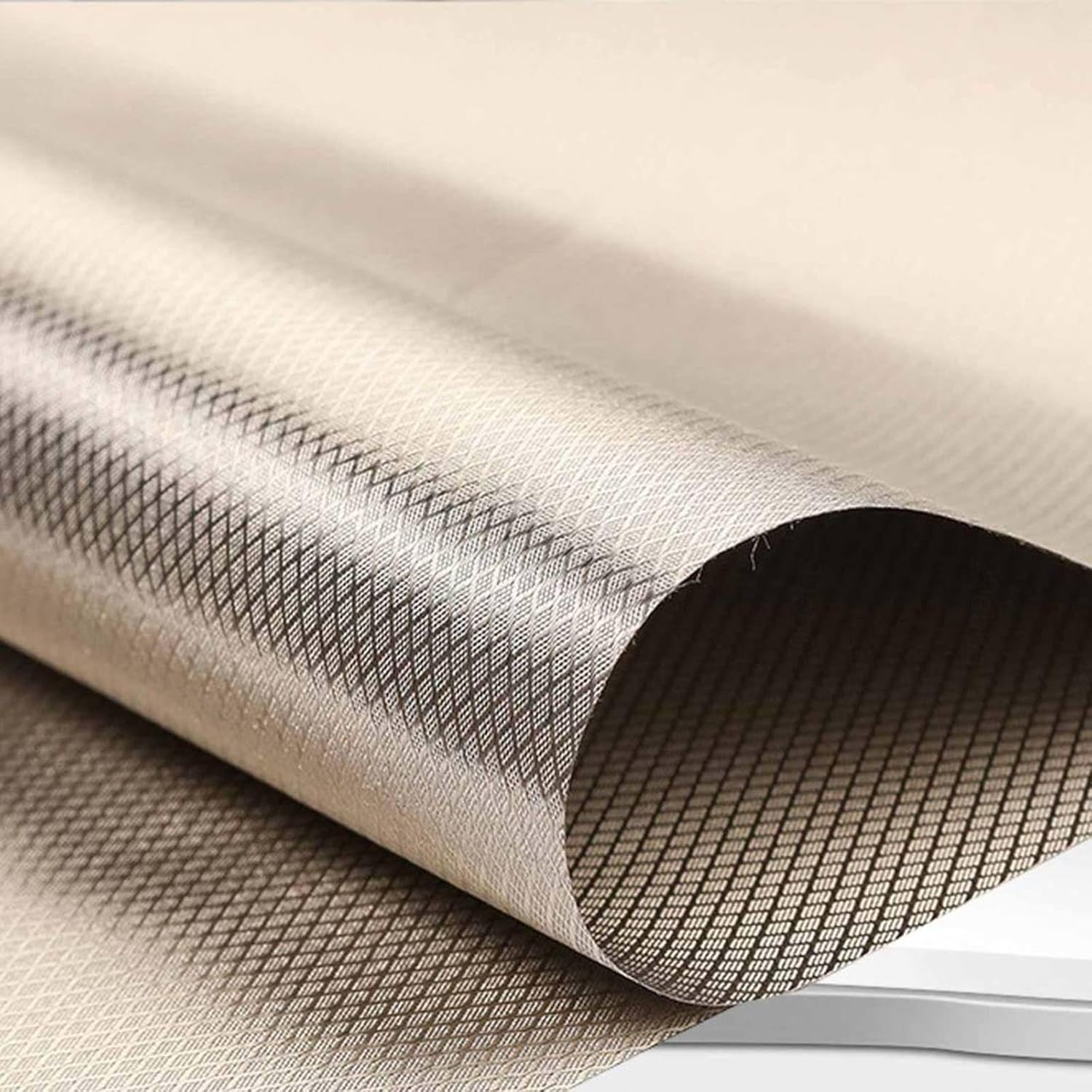 Radiation Protection Cloth EMF Fabric Cloth Faraday Blanket Conductive Material Blocking EMI Smart Meters Protection Grounding/Earthing Fiber Fabric,silver-4x1.1m