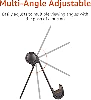 Vista 2 de Yaxa Basics - Soporte portátil multiángulo para iPad, tableta, lector electrónico y teléfonos, color negro