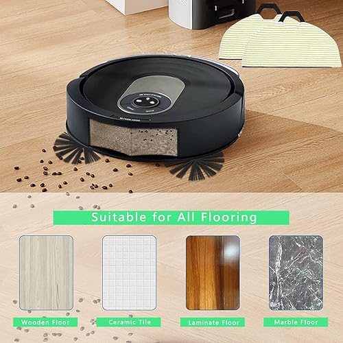 Miniatura 4 de KVLZ Almohadilla de repuesto para trapeador al vacío Shark AV2610WA compatible con RV2610WA reutilizable paño duro para piso de repuesto húmedo para