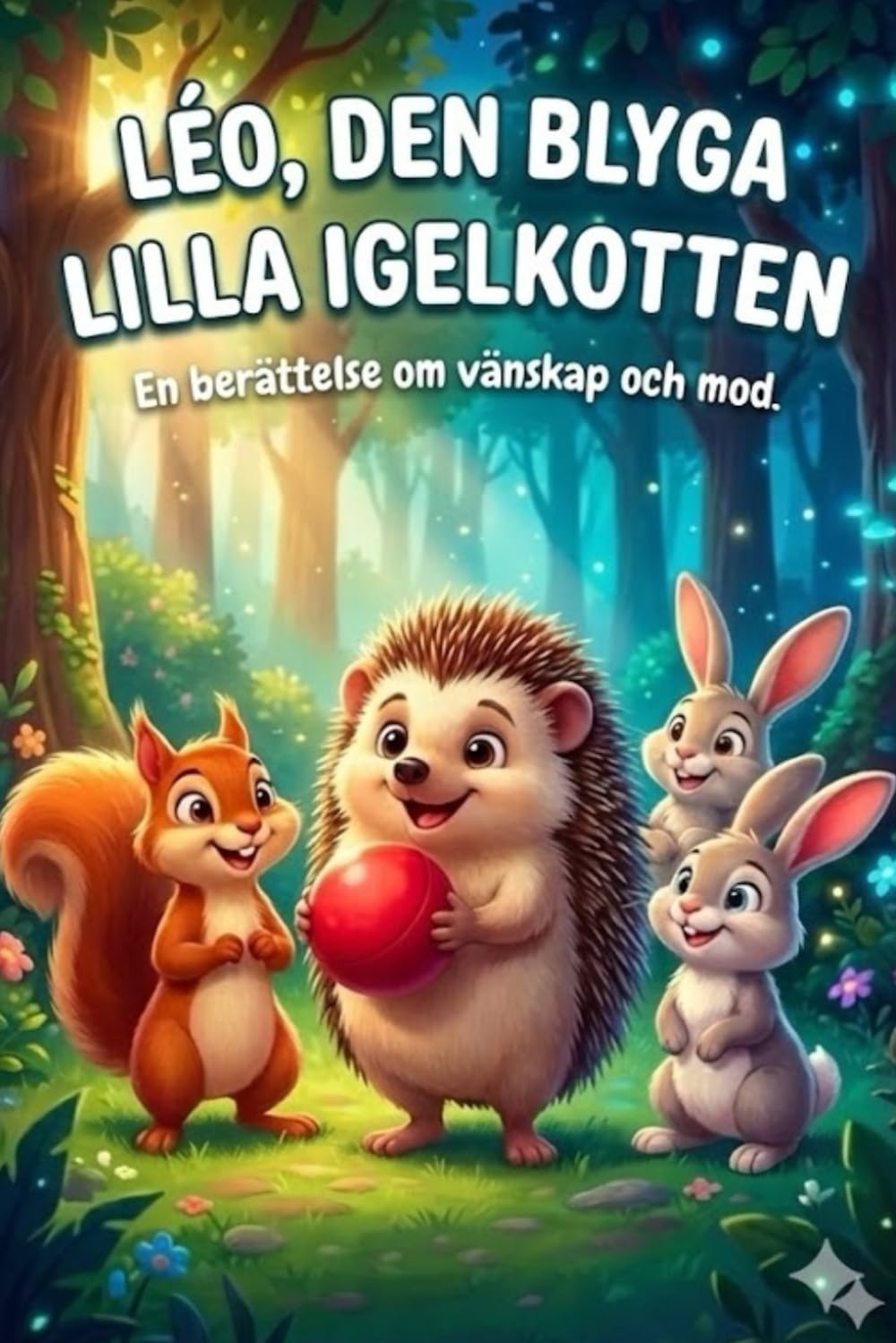 Léo, den blyga lilla igelkotten: En Berättelse om Vänskap, Mod och Att Övervinna Blyghet – En Illustrerad Godnattsaga för Barn 3-6 År