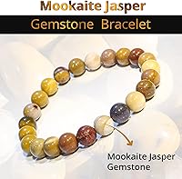 Vista 115 de Pulsera de turmalina negra, pulsera de cristal curativo natural para mujeres y hombres, pulsera de cuentas redondas de 0.315 in para espiritual