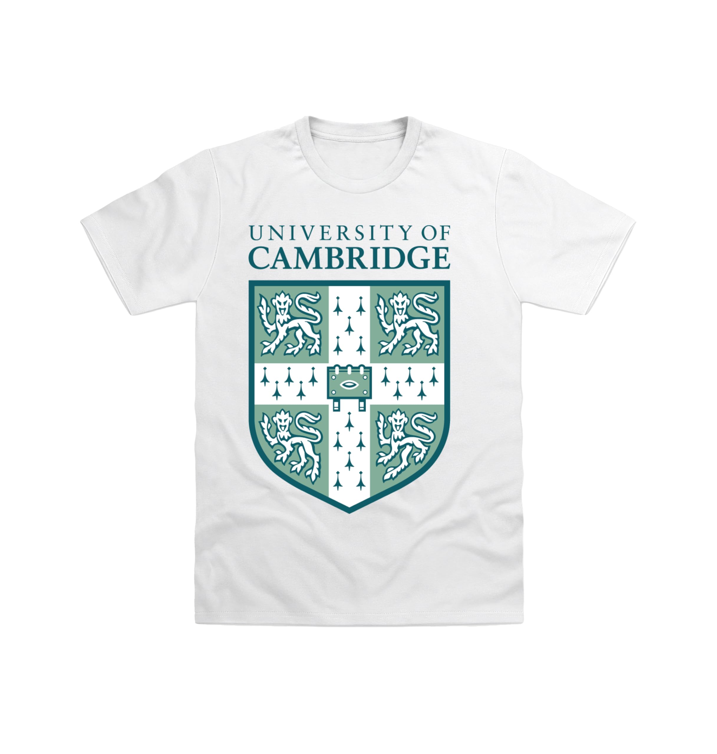 Park Fields University of Cambridge Shield White T-Shirt (White, 5XL)