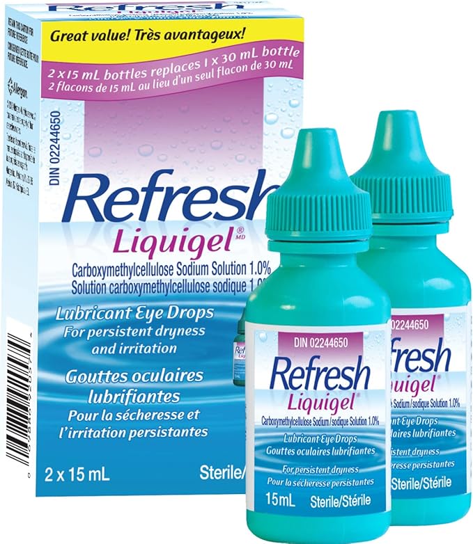 Refresh Liquigel Ophthalmic Solution, Lubricant Eye Drops, Persistent