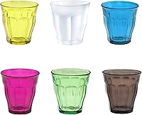 Vista 1 de Duralex Picardie - Vaso de vidrio (25 cl), 6 unidades (paquete de 1), multicolor