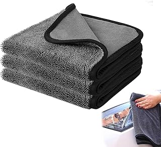 Shiny Bath Drying Towel,Twist Pile Microfiber Cloth, Shower Towels Large,for Water Removal in Shower and Bathroom (Color : 3pcs, Size : 60 * 90cm)