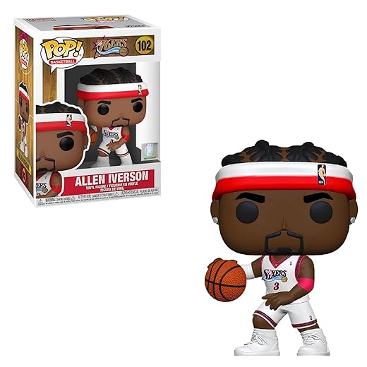 Funko Pop Nba: Legends - Allen Iverson (Sixers Home), Multicolor