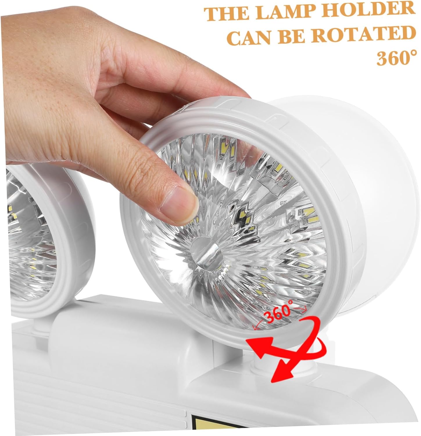 VILLCASE Led Emergency Light for Power Outages High Brightness Easy Installation Long-Lasting Battery Backup for Stairways and Hallways Us Plug