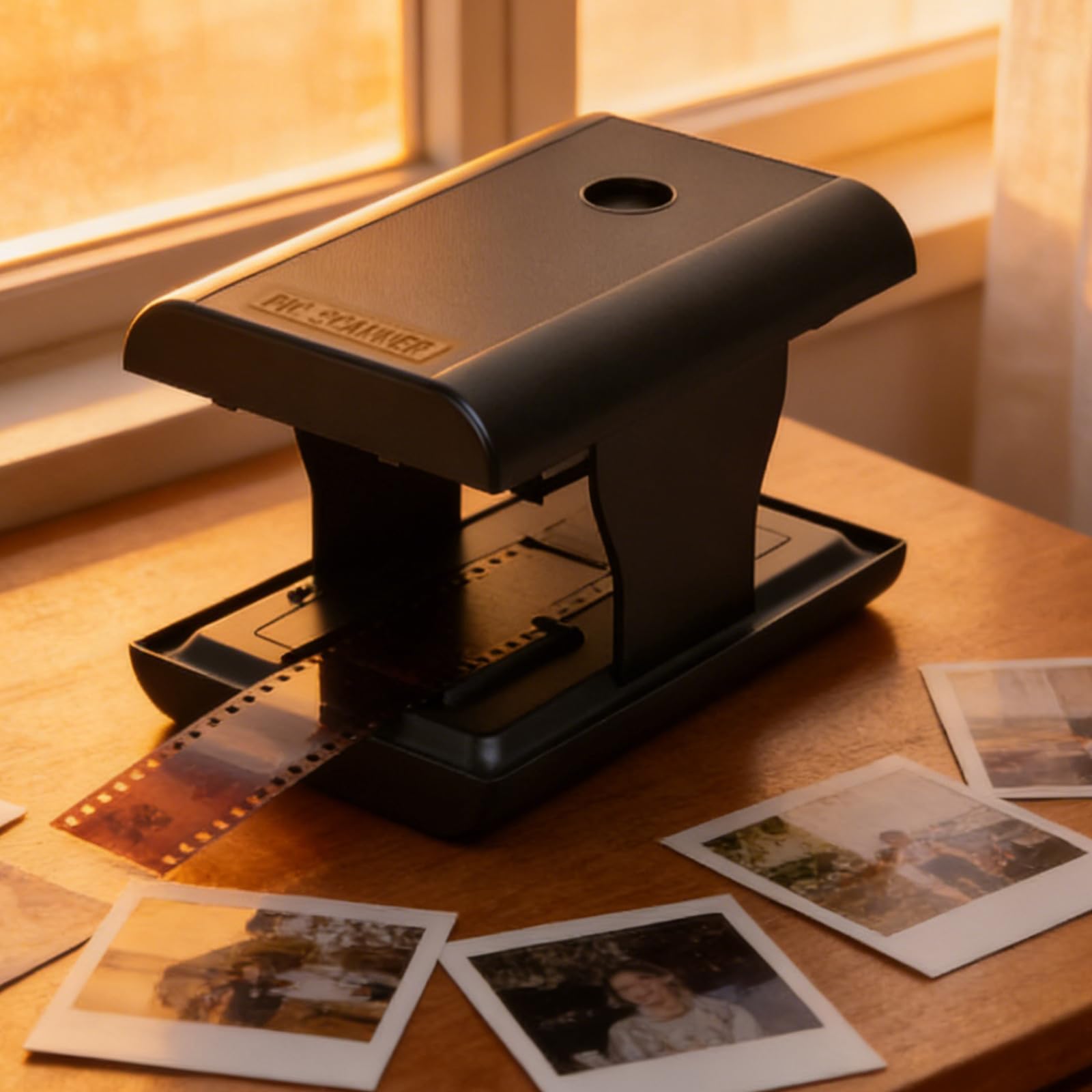 Lo scanner compatto per negativi funziona con smartphone scansioni su JPEG Preservando Compact Negatives Scanner Funziona con smartphone Scansioni a JPEG Preserving