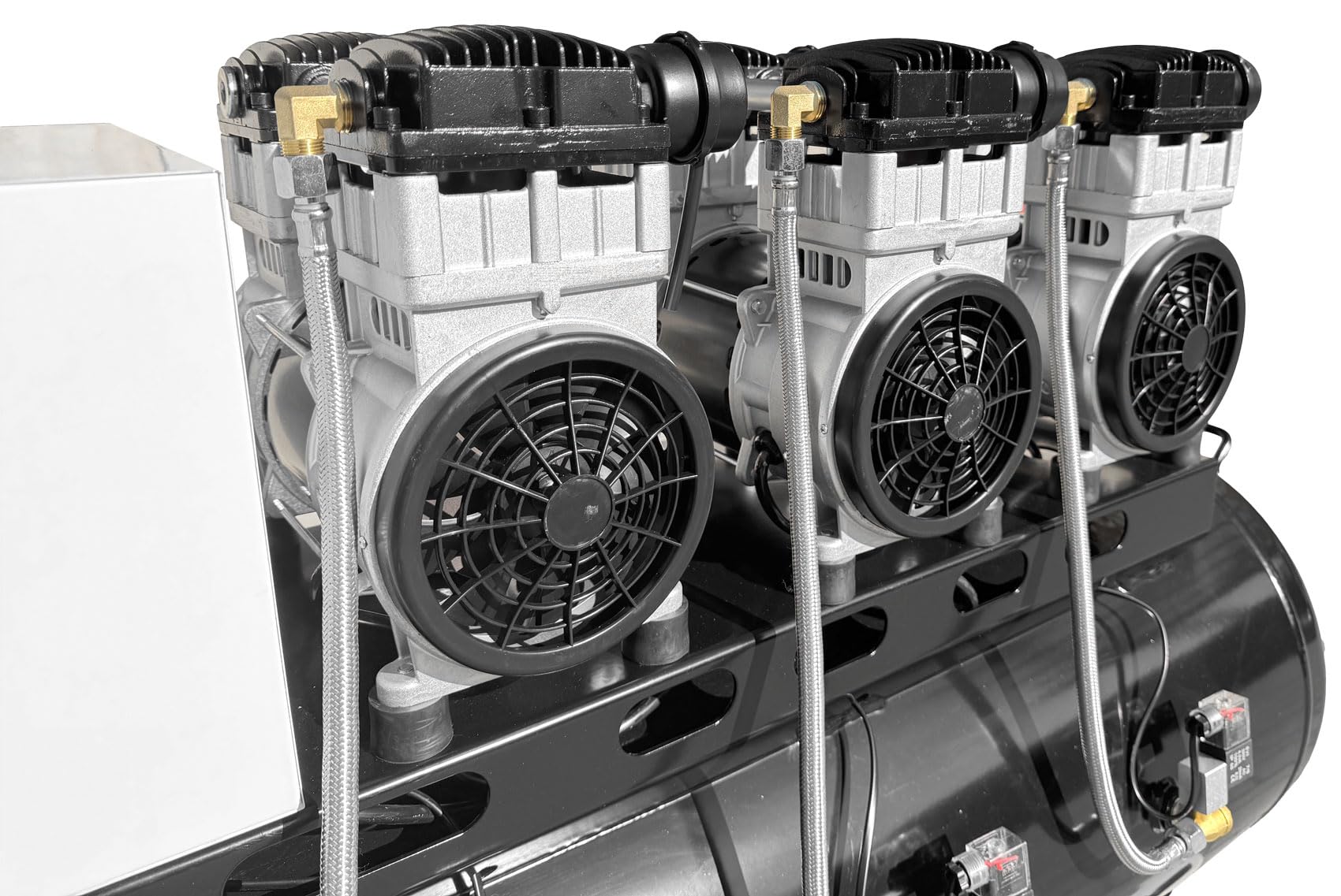 WELDINGER Flüsterkompressor FK 510 pro 4,8 kW Luftabgabe 510 l (Silentkompressor ölfrei wartungsfrei) 5 Jahre Garantie