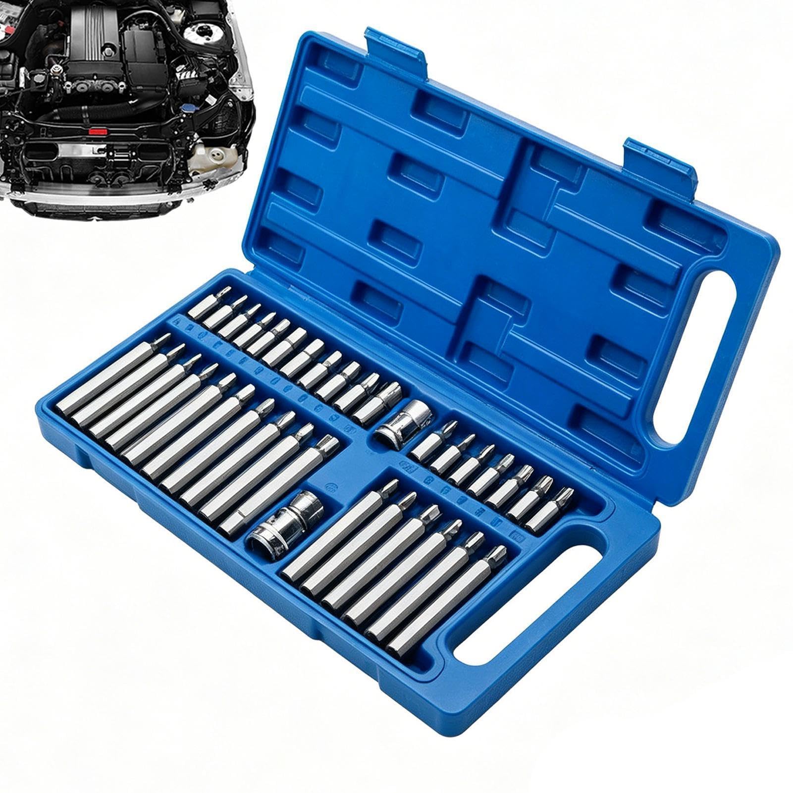 Zestaw kości 3/8 Heavy Duty Steel Narzędzia ręczne | Zestaw do gry w kości 40-częściowy zestaw ramek 3/8 i 1/2 cala Samochód, ciężarówka, motocykl, pojazd, silnik, sprzęt AGD i