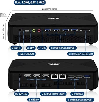 Amazon.co.jp: AIOPCWA ゲーミング ミニPC RTX 3060 第11世代 インテル