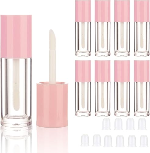 COSIDEA Mini-Lipgloss-Tuben, leer, 2,5 ml, 2,3 g, mit Applikator für Lippenöl, F