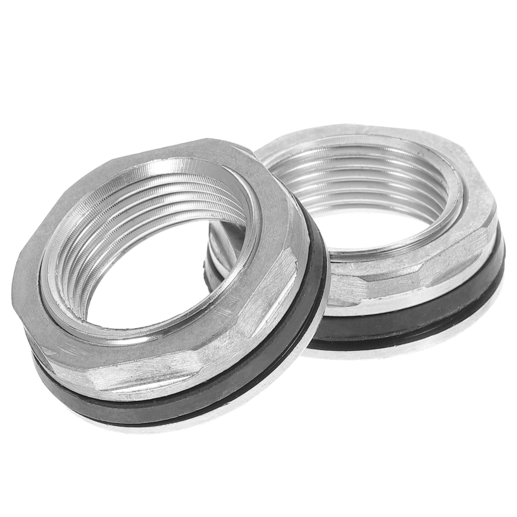 MUCKLILY Water Tank Fittings 2 Pcs Connector Internal Thread for Rain Barrel Aquarium Use