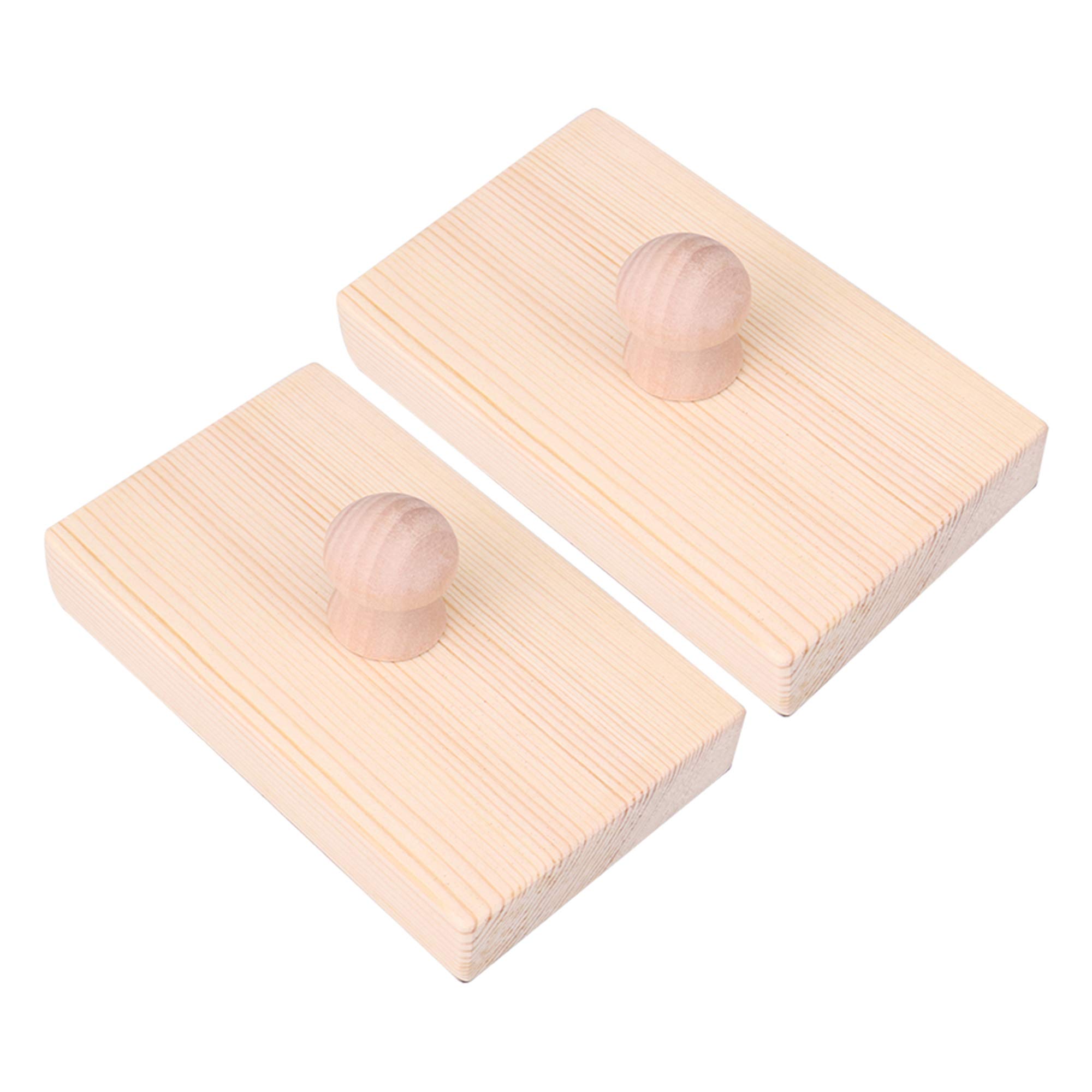 Lovermusic A Pair Sand Block SB-100 Musical Accessories Parts Wood Color