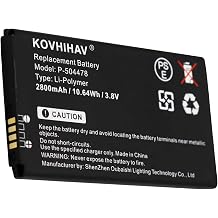 Replacement Battery for ADT Command Secondary Color Touchscreen Keypad,fits P-504478 2800mAh 3.8V