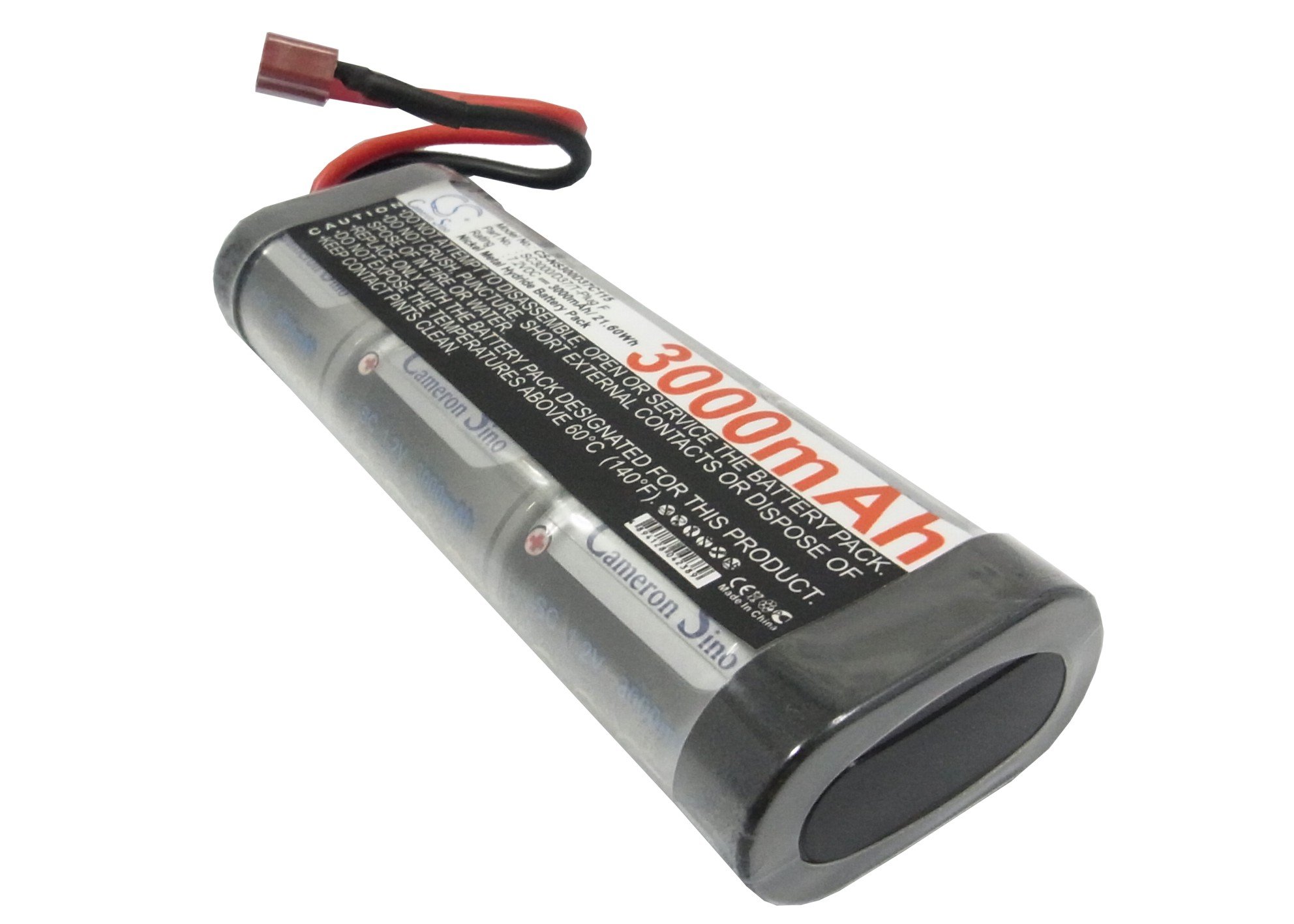 Bateria kompatybilny z Remote control RC car Deans/T-Plug Ni-MH 7.2V 3000mAh - SC