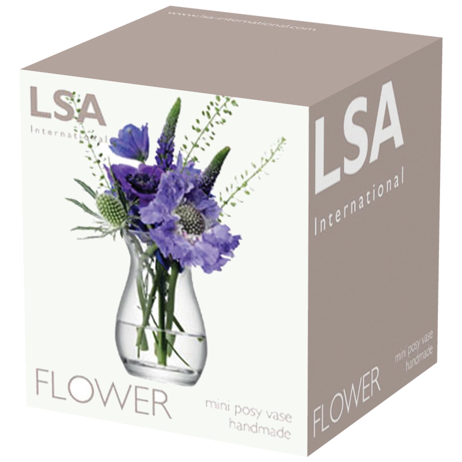 Amazon.co.jp: LSA(エルエスエー) フラワーベース(花器) クリア 高さ